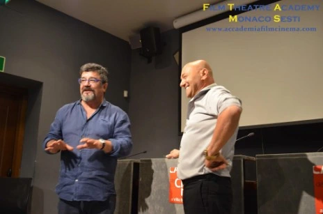 Pierino Ampellio con Francesco Pannofino